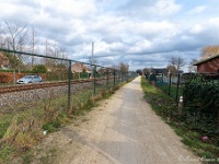 20210121 0070  Voetpaaje langs de spoorweg : Chimay Trappisten wandelroute 2021, Hamont centrum