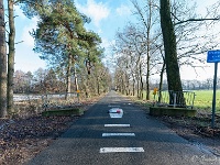 20210125 0052  Vanaf hier enkel voor fietsers en wandelaars op de Kiekoet : Orval Trappisten wandelroute 2021, Kiekoet