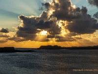 20141004 0206  Zonsondergang boven Loch Harport : Schotland