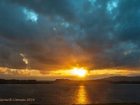 20141004 0225  Zonsondergang boven Loch Harport : Schotland