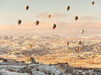 Hot air balloonig over Cappadocia Turkey 1 : Turkije 2013
